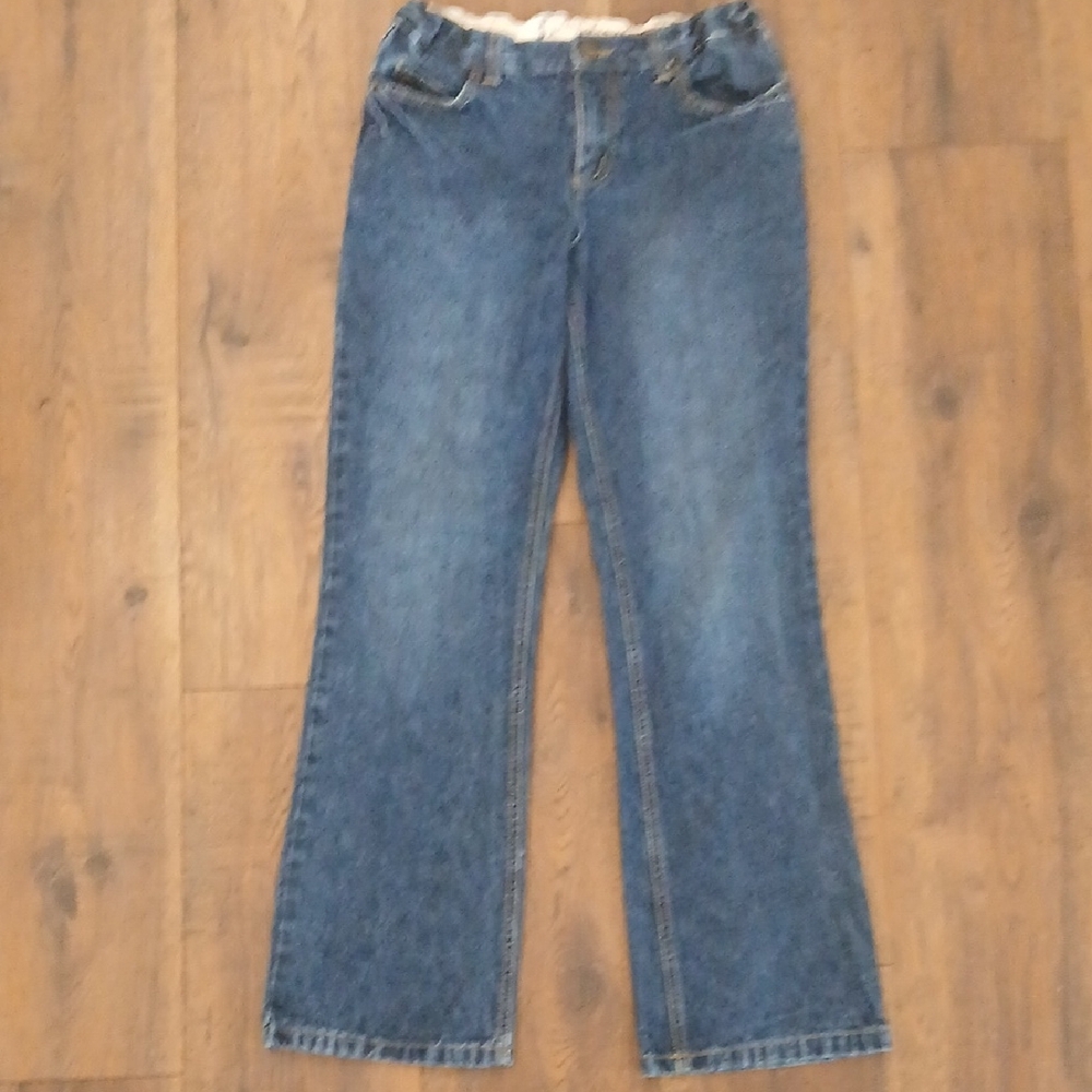 Lands' End Blue Flare Girls Jeans